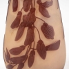 Vase « Glycines » verre multicouche dégagé l’acide rose et violet d’Emile Gallé | Biron Vase "Glycines" verre multicouche dégagé l'acide rose et violet d'Emile Gallé