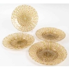8 Assiettes à filigrannes, Versailles XIXème siècle