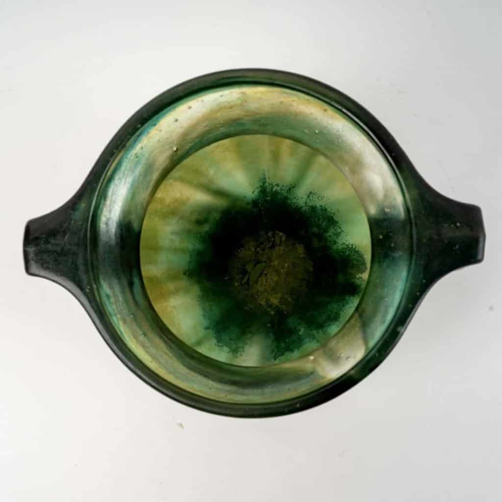 Vase « Anses Géométriques » pâte de verre de Gabriel ARGY-ROUSSEAU | Biron Vase "Anses Géométriques" pâte de verre de Gabriel ARGY-ROUSSEAU