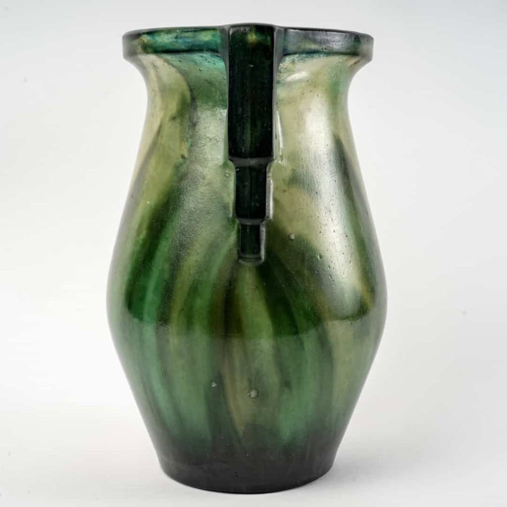 Vase « Anses Géométriques » pâte de verre de Gabriel ARGY-ROUSSEAU | Biron Vase "Anses Géométriques" pâte de verre de Gabriel ARGY-ROUSSEAU