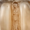 Vase « Six Figurines et Masques » verre blanc patiné sépia de René LALIQUE | Biron Vase "Six Figurines et Masques" verre blanc patiné sépia de René LALIQUE