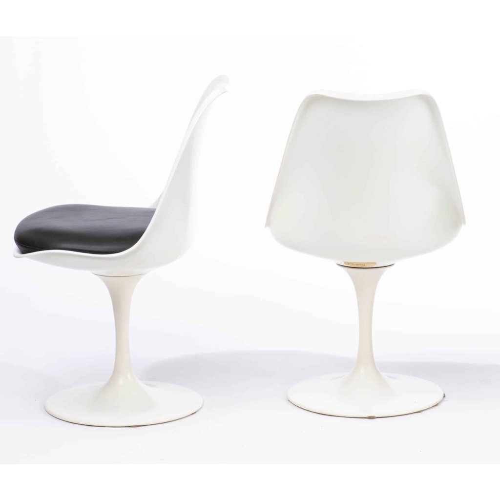 Knoll & Eero SAARINEN : 3 Chaises « Tulip » | Biron Knoll & Eero SAARINEN : 3 Chaises "Tulip"
