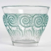 Vase « Rennes » verre blanc patiné turquoise de René LALIQUE | Biron |||||||