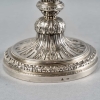 Paire de Candélabres Bougeoirs "Serpents dans les Feuillages" argent massif de WOLFERS