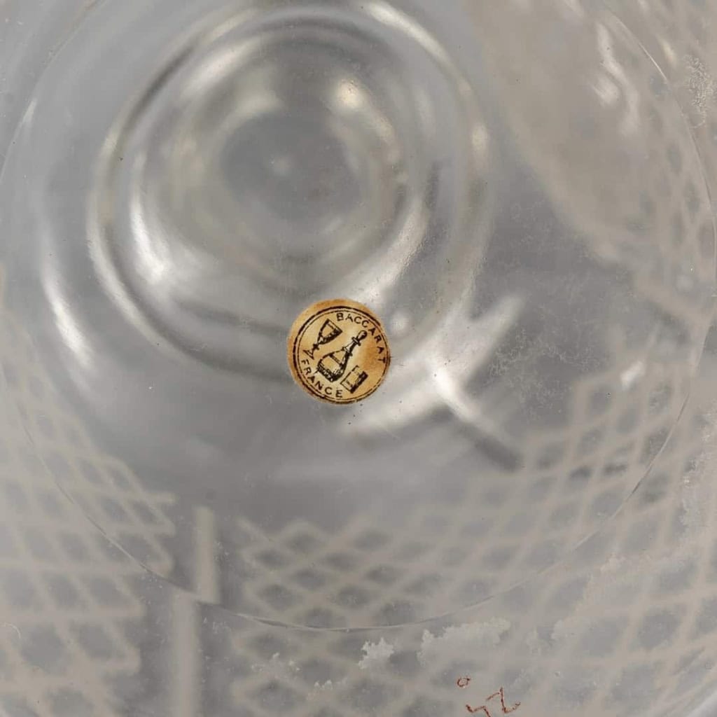 Service « Alhambra » cristal gravé de BACCARAT – 50 pièces 5