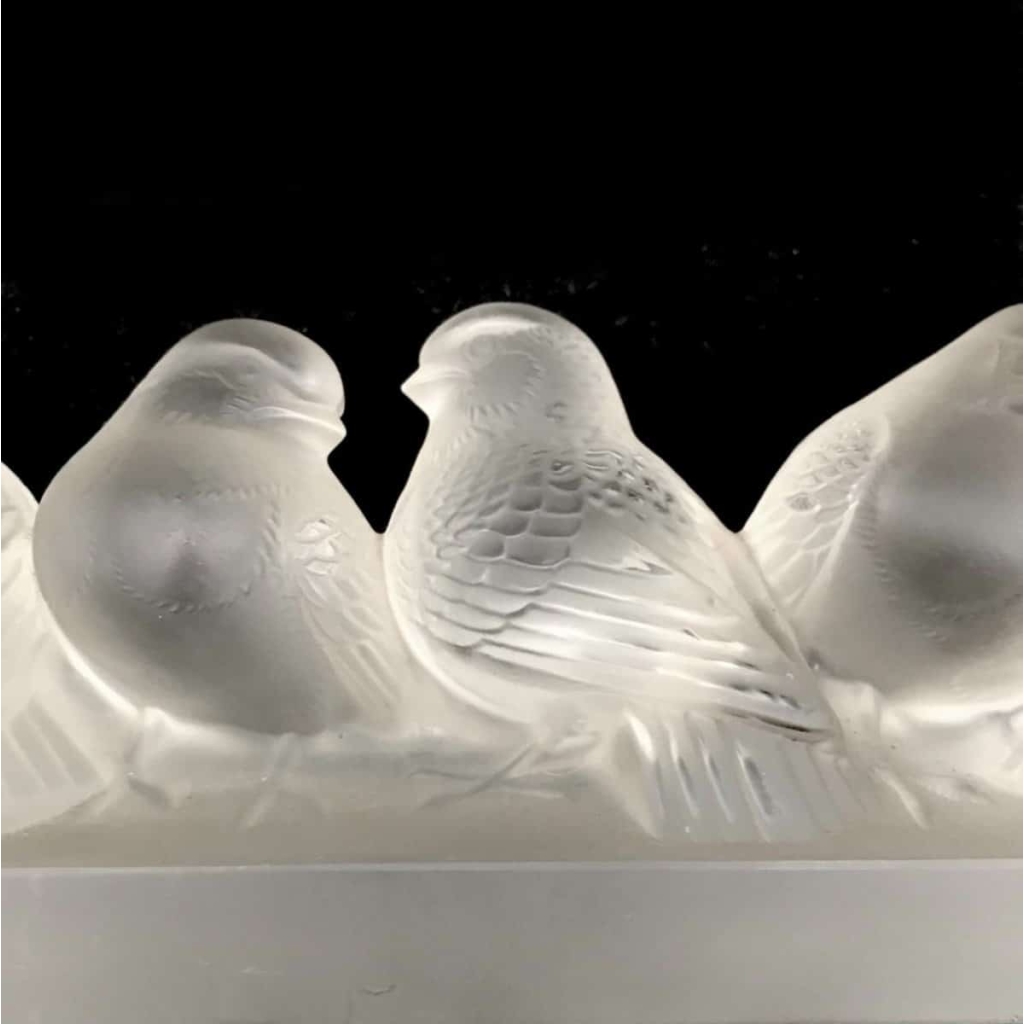 René Lalique : Groupe De Six Moineaux | Biron René Lalique : Groupe De Six Moineaux