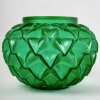 Vase « Languedoc » verre vert émeraude de René LALIQUE | Biron |||||||