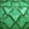 Vase « Languedoc » verre vert émeraude de René LALIQUE | Biron Vase "Languedoc" verre vert émeraude de René LALIQUE