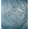 Vase « Plumes » verre opalescent patiné bleu de René LALIQUE | Biron Vase « Plumes » verre opalescent patiné bleu de René LALIQUE