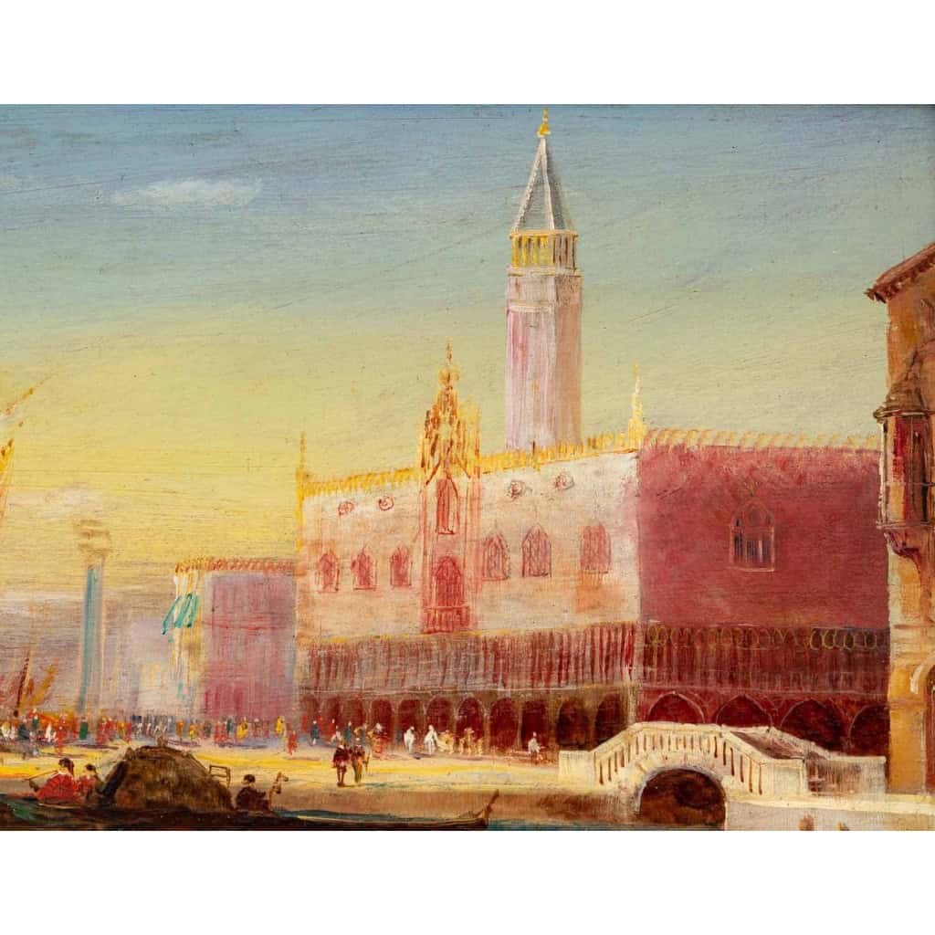 Paire d’huiles sur panneaux par Bachelier J. XIXème siècle | Biron Paire d'huiles sur panneaux par Bachelier J. XIXème siècle