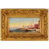 Paire d’huiles sur panneaux par Bachelier J. XIXème siècle | Biron Paire d'huiles sur panneaux par Bachelier J. XIXème siècle