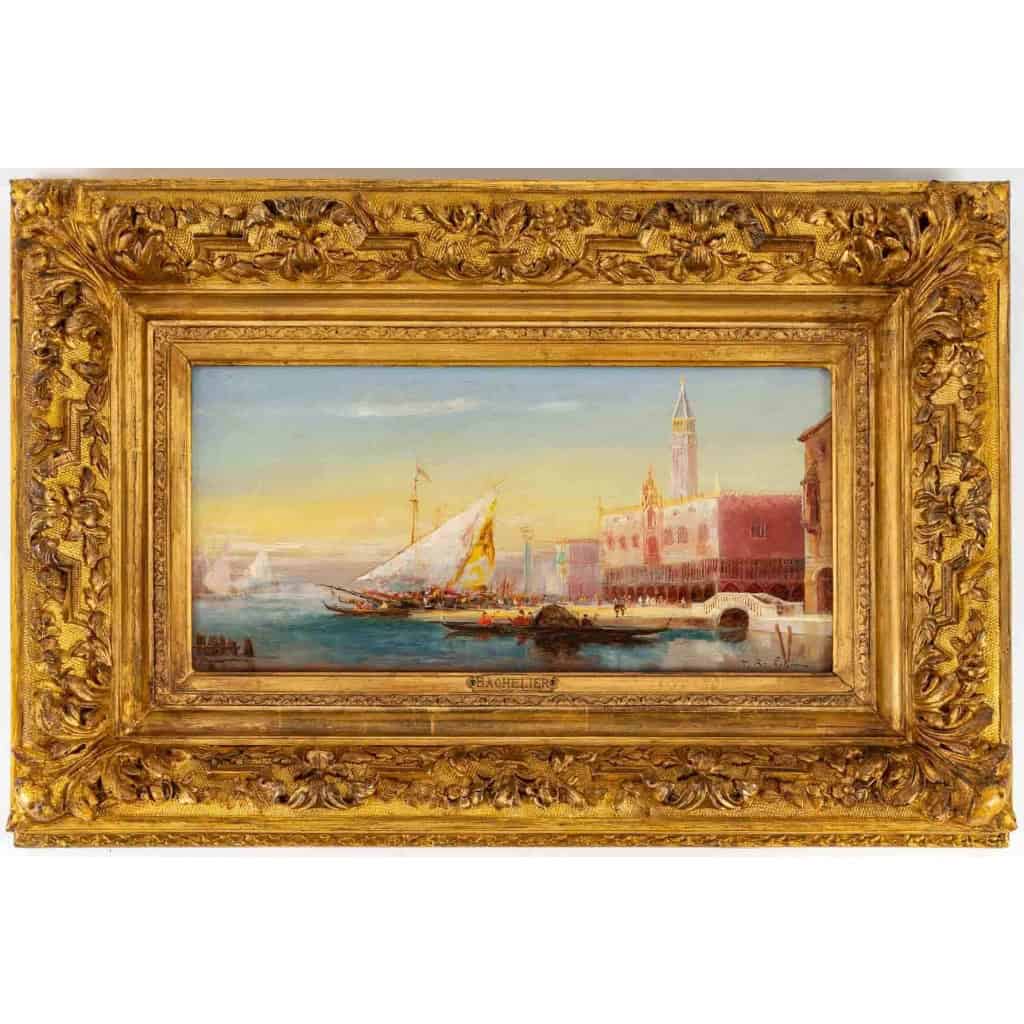 Paire d’huiles sur panneaux par Bachelier J. XIXème siècle | Biron Paire d'huiles sur panneaux par Bachelier J. XIXème siècle
