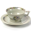 Service à Thé – Café « Fleurettes » porcelaine céladon de Suzanne LALIQUE pour Haviland | Biron Service à Thé - Café "Fleurettes" porcelaine céladon de Suzanne LALIQUE pour Haviland