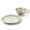 Service à Thé – Café « Fleurettes » porcelaine céladon de Suzanne LALIQUE pour Haviland | Biron Service à Thé - Café "Fleurettes" porcelaine céladon de Suzanne LALIQUE pour Haviland