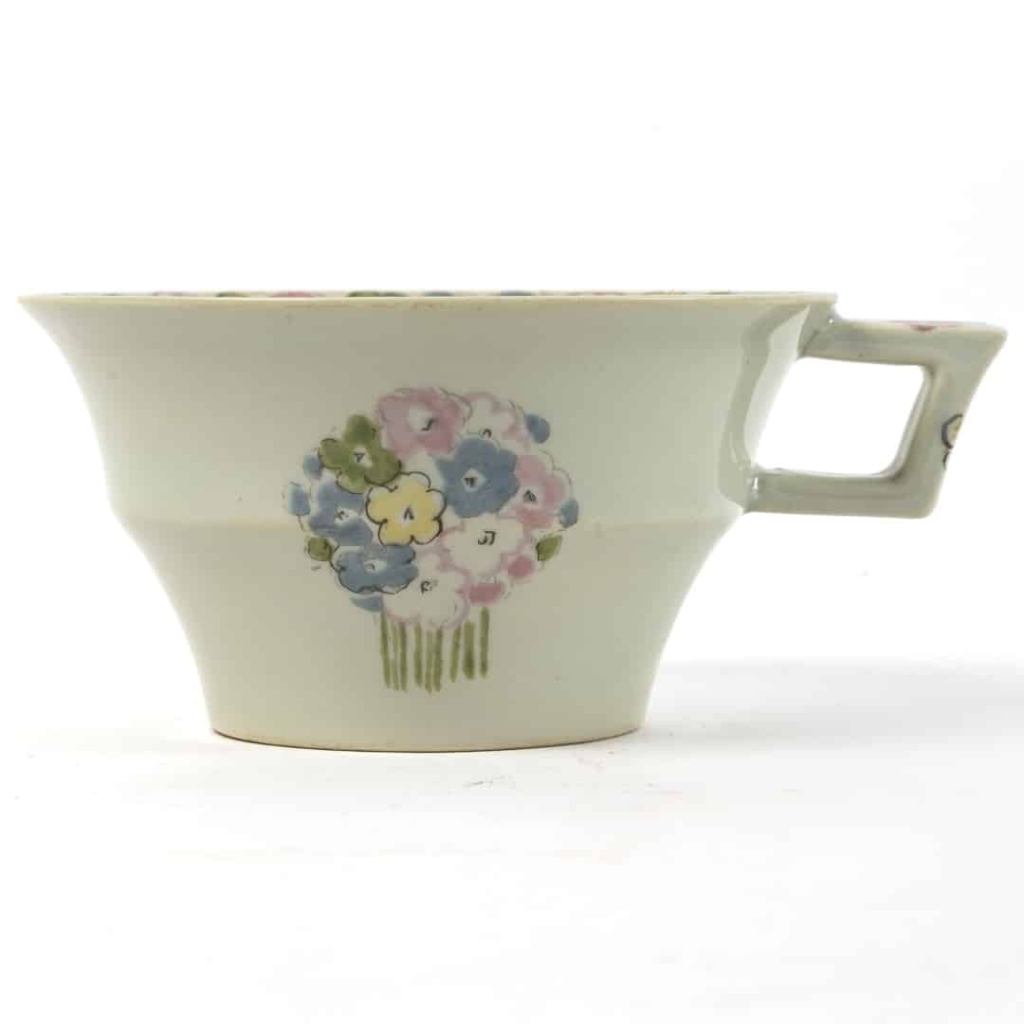 Service à Thé – Café « Fleurettes » porcelaine céladon de Suzanne LALIQUE pour Haviland | Biron Service à Thé - Café "Fleurettes" porcelaine céladon de Suzanne LALIQUE pour Haviland