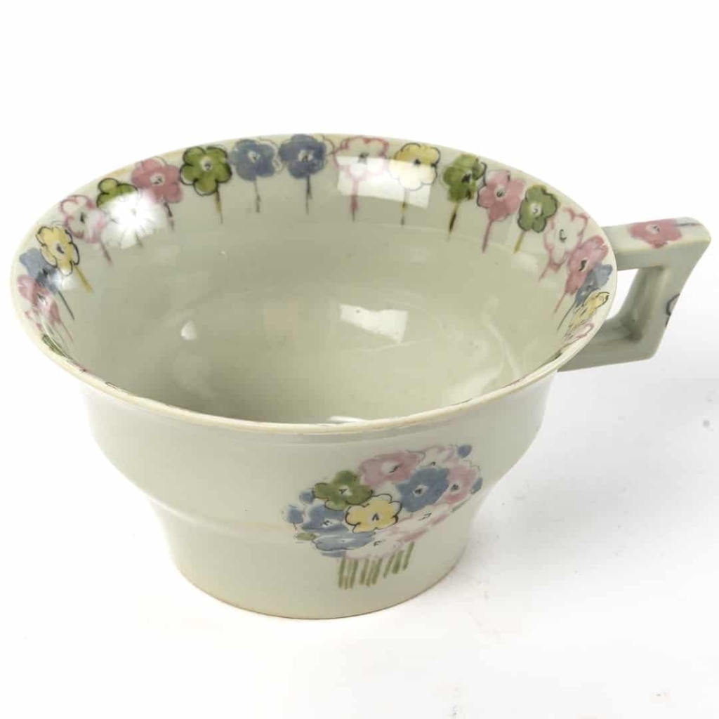 Service à Thé – Café « Fleurettes » porcelaine céladon de Suzanne LALIQUE pour Haviland | Biron Service à Thé - Café "Fleurettes" porcelaine céladon de Suzanne LALIQUE pour Haviland