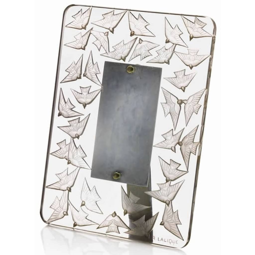 R.Lalique : Cadre « HIRONDELLES » 1926 | Biron R.Lalique : Cadre "HIRONDELLES" 1926