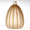 Vase « Mimosa » verre blanc patiné sépia de René LALIQUE | Biron |||||