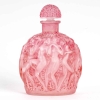 Flacon « Calendal » verre blanc patiné rose de René LALIQUE pour Molinard | Biron Flacon "Calendal" verre blanc patiné rose de René LALIQUE pour Molinard