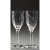 Marc Lalique : Douze flûtes à champagne « Ange » en Cristal | Biron Marc Lalique : Douze flûtes à champagne "Ange" en Cristal