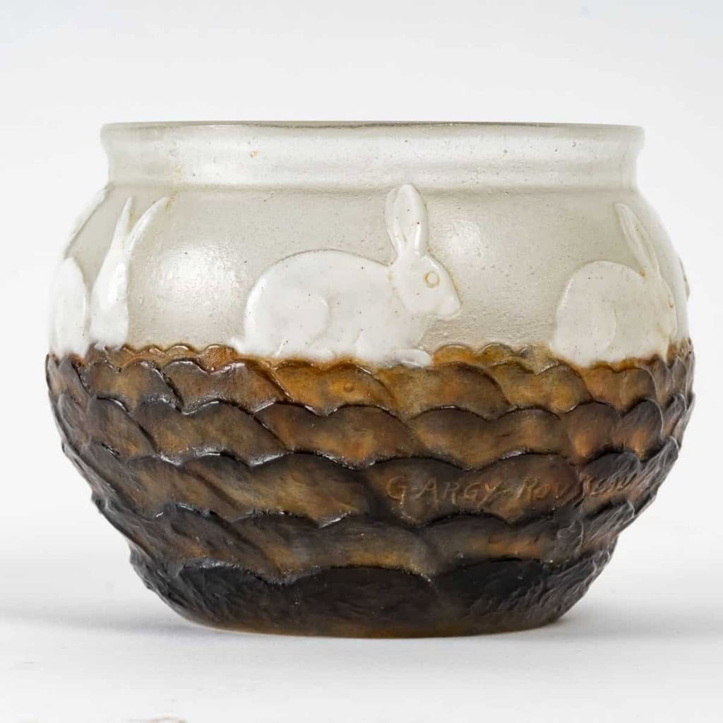 Coupe « Quiétude » pâte de verre de Gabriel ARGY ROUSSEAU | Biron ||||||||