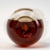 Flacon « Les Anémones » verre blanc émaillé noir de René LALIQUE pour Forvil | Biron Flacon "Les Anémones" verre blanc émaillé noir de René LALIQUE pour Forvil