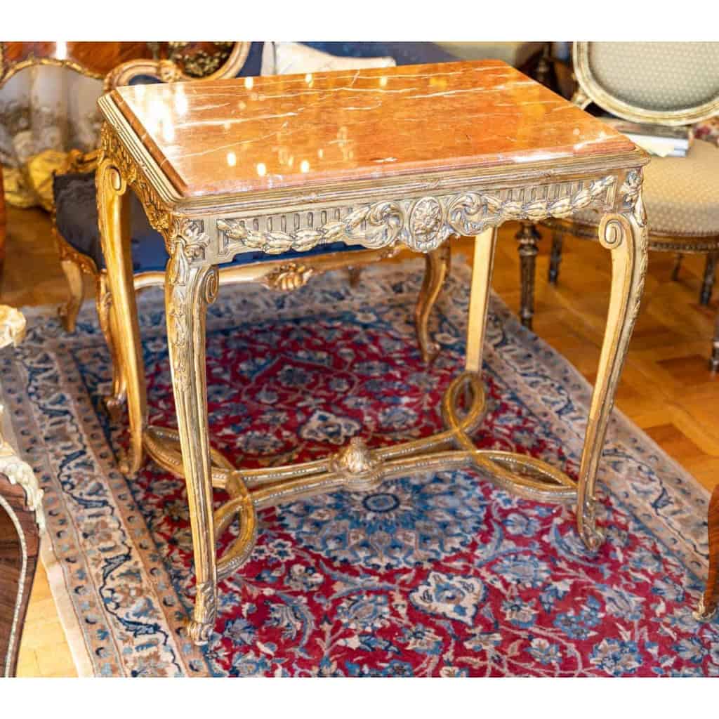 Table de salon en bois doré, Début XIXème siècle | Biron |||||||||||