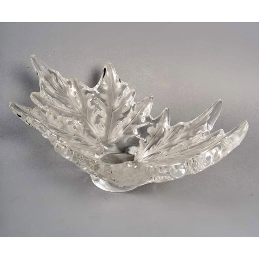 Coupe « Champs Elysées » cristal blanc de Marc LALIQUE | Biron Coupe "Champs Elysées" cristal blanc de Marc LALIQUE