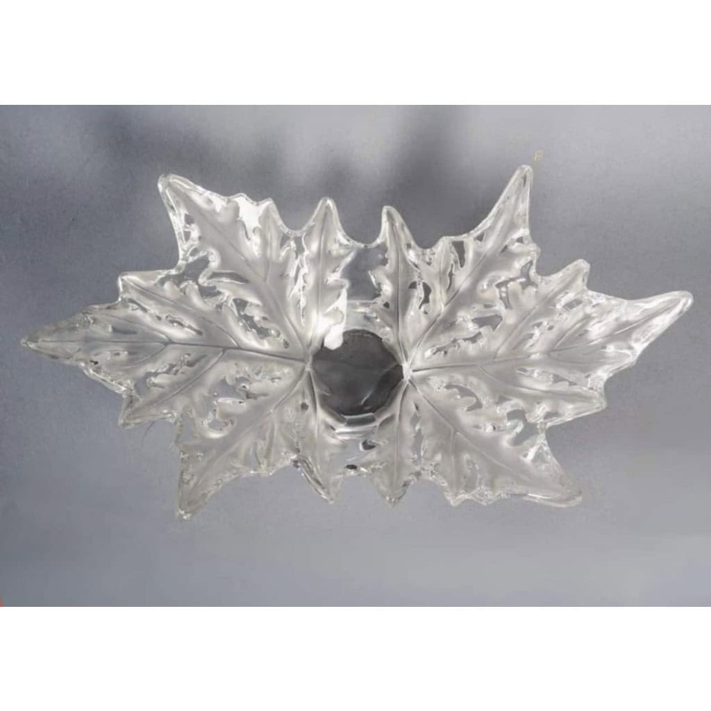 Coupe « Champs Elysées » cristal blanc de Marc LALIQUE | Biron Coupe "Champs Elysées" cristal blanc de Marc LALIQUE