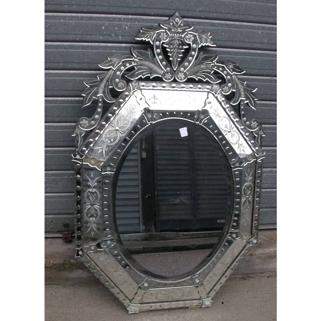Miroir Vénitien Octogonal et Ovale 84 x130 Cm | Biron |||||||