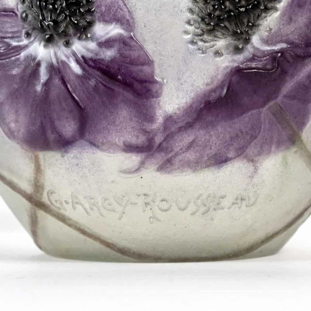 Coupe « Anémones » pâte de verre de Gabriel ARGY-ROUSSEAU | Biron Coupe "Anémones" pâte de verre de Gabriel ARGY-ROUSSEAU