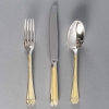 Ménagère « Talisman » métal argenté et laque de chine Coquille d’Œuf de CHRISTOFLE – 30 pièces | Biron ||||||||