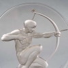 Mascotte « Archer » verre blanc de René LALIQUE | Biron Mascotte « Archer » verre blanc de René LALIQUE