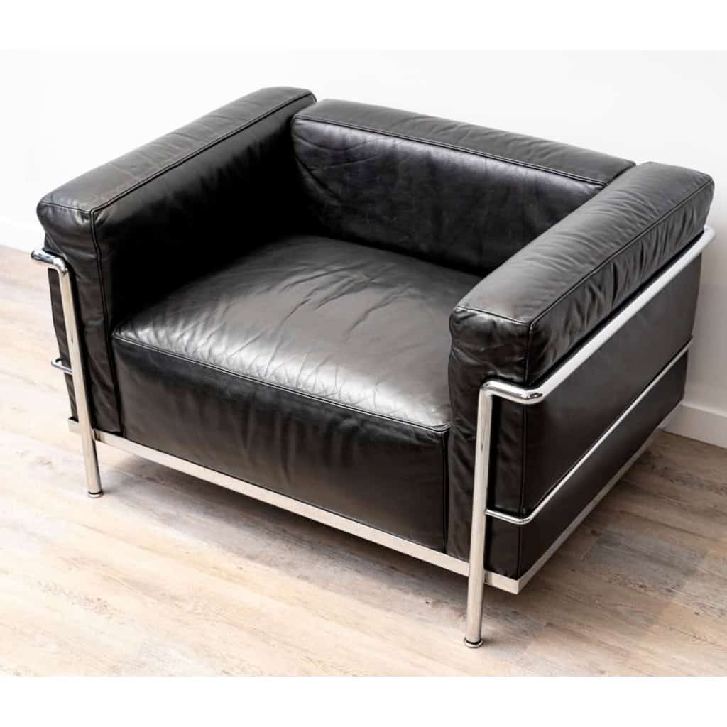 Fauteuil LC3 – Cassina – LE CORBUSIER, PERRIAND et JEANNET | Biron Fauteuil LC3 - Cassina - LE CORBUSIER, PERRIAND et JEANNET