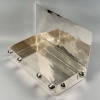 Boîte Coffret Moderniste métal argenté martelé de Jean DESPRES | Biron Boîte Coffret Moderniste métal argenté martelé de Jean DESPRES