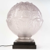 Lampe de Table « Champs Elysées » verre améthyste de René LALIQUE | Biron |||||