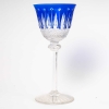 Suite de 12 verres « Roemer Tommy » cristal de couleur de SAINT LOUIS | Biron Suite de 12 verres "Roemer Tommy" cristal de couleur de SAINT LOUIS