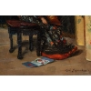 René LEGRAND 1847-1917. La cage à oiseaux. | Biron René LEGRAND 1847-1917. La cage à oiseaux.