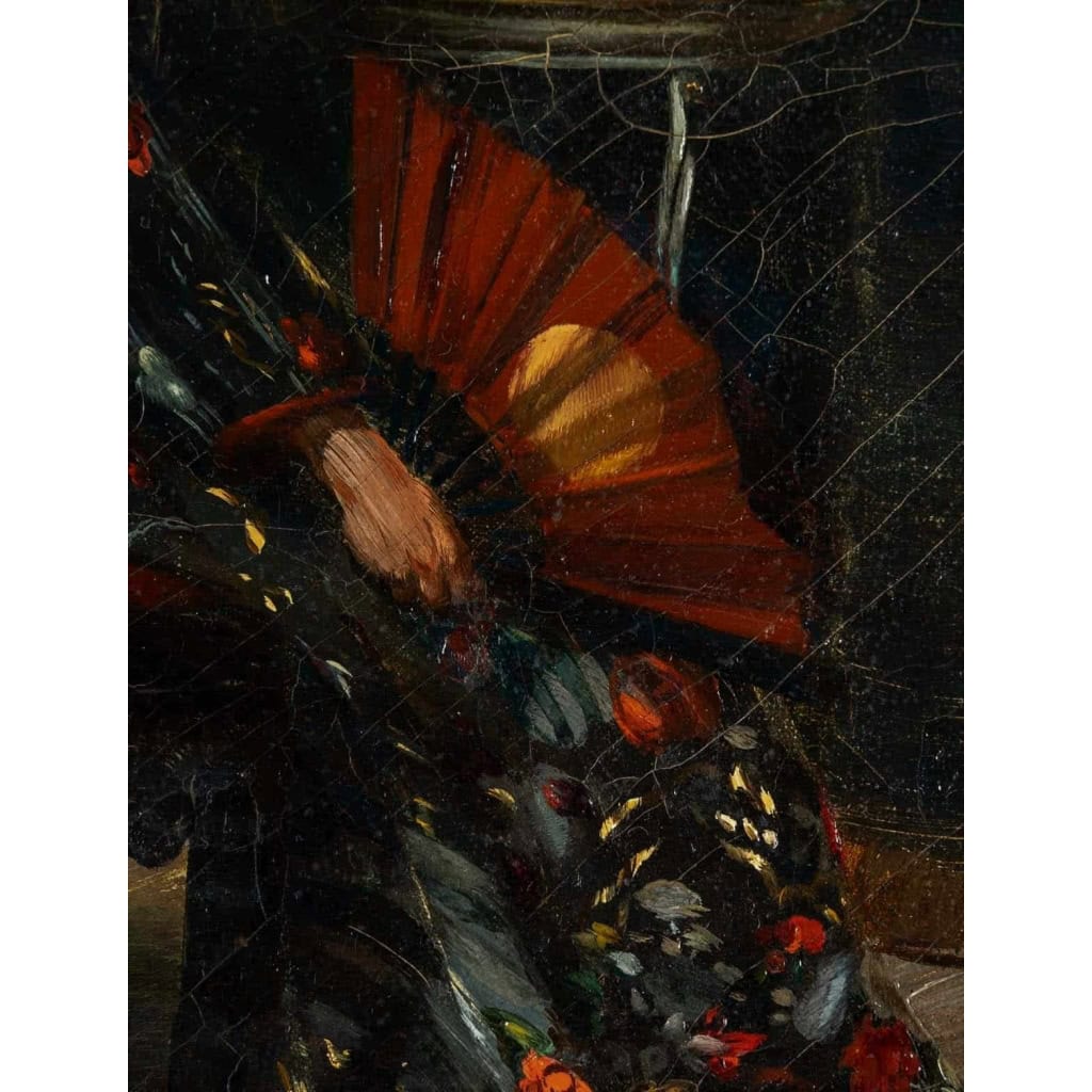 René LEGRAND 1847-1917. La cage à oiseaux. | Biron René LEGRAND 1847-1917. La cage à oiseaux.