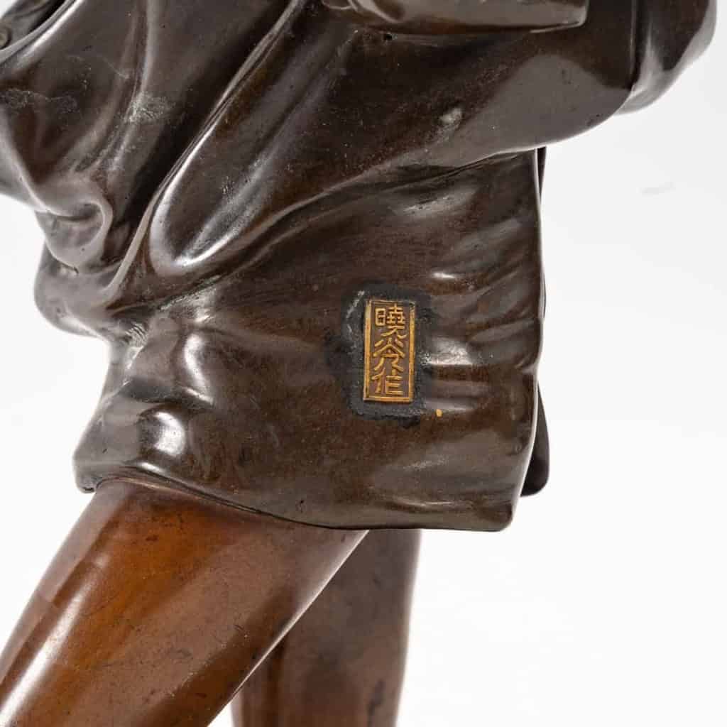 Rare paire de bronzes d’époque Meiji | Biron Rare paire de bronzes d'époque Meiji