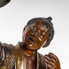 Rare paire de bronzes d’époque Meiji | Biron Rare paire de bronzes d'époque Meiji