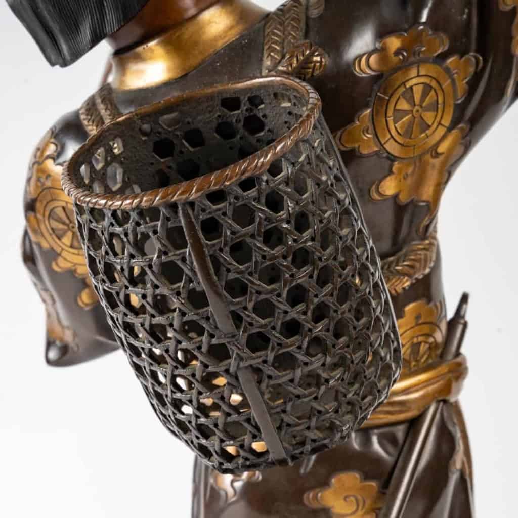 Rare paire de bronzes d’époque Meiji | Biron Rare paire de bronzes d'époque Meiji