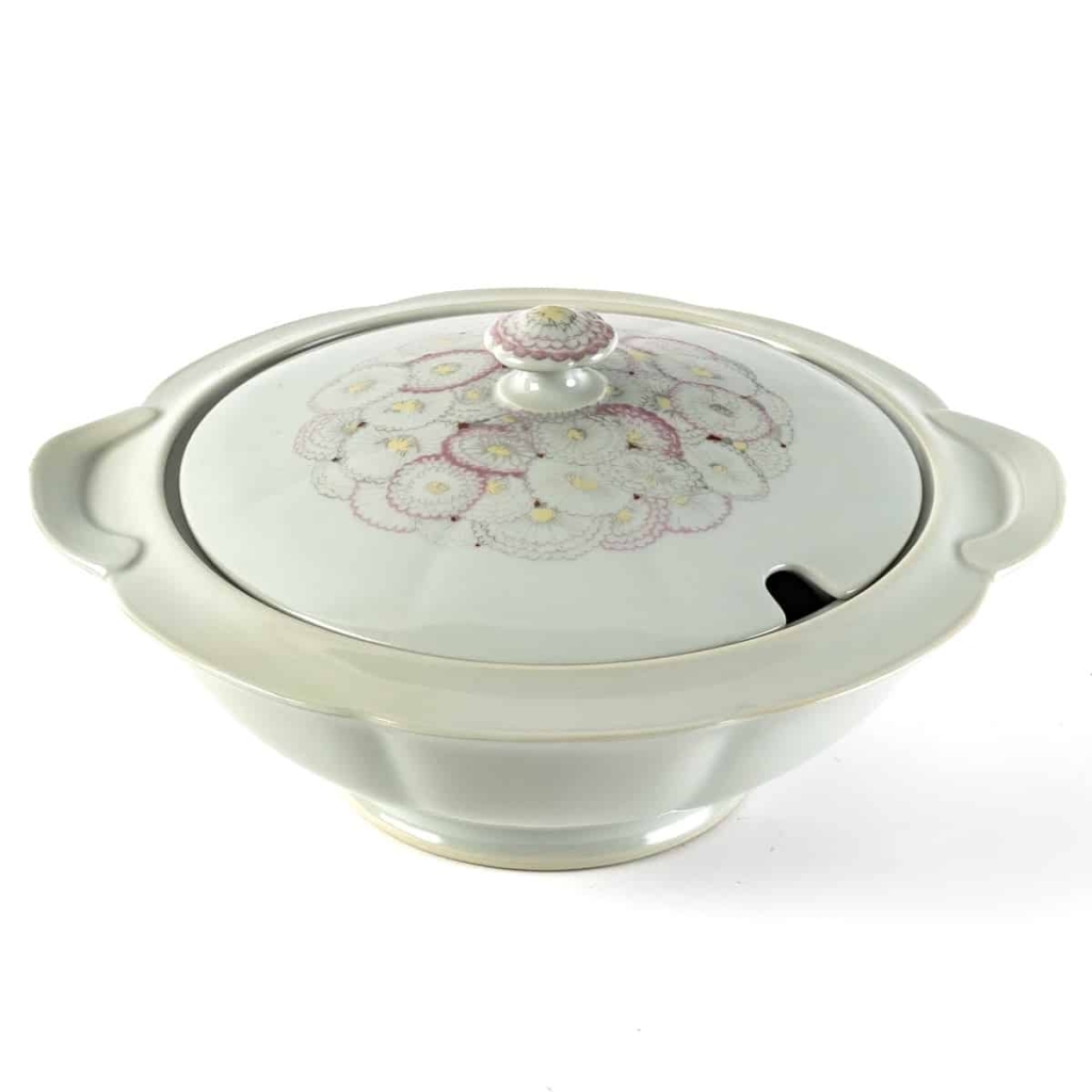 Service de Table « Pâquerettes » porcelaine céladon de Suzanne LALIQUE pour Haviland | Biron Service de Table "Pâquerettes" porcelaine céladon de Suzanne LALIQUE pour Haviland
