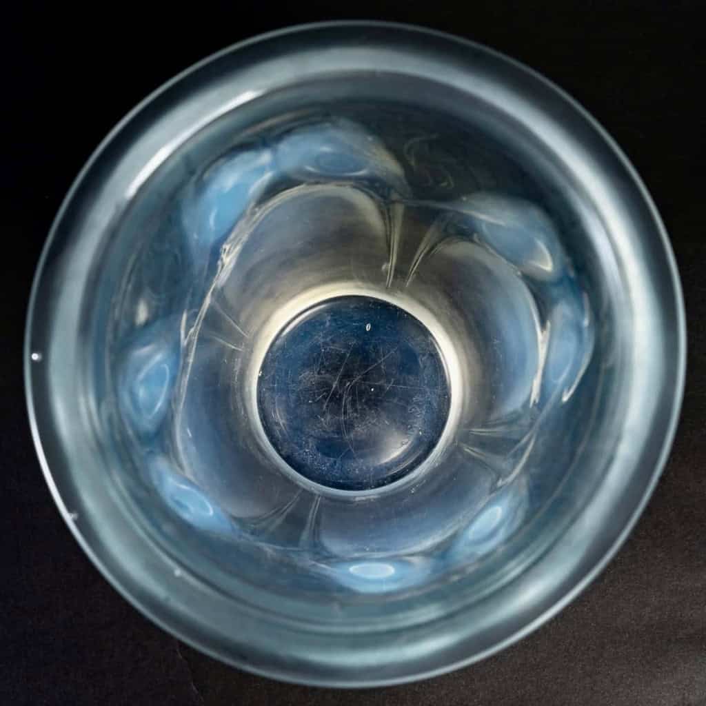 Vase « Ceylan » verre opalescent de René LALIQUE | Biron Vase "Ceylan" verre opalescent de René LALIQUE