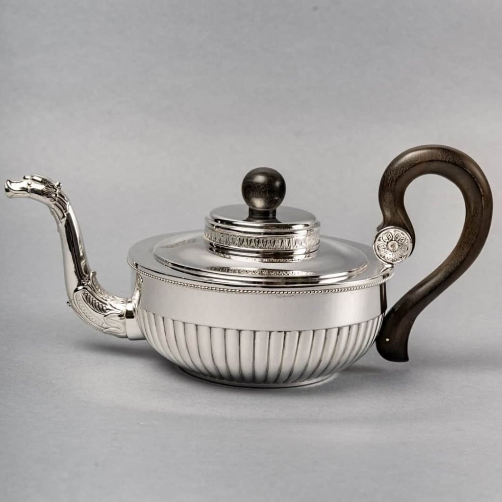 Service à Thé Café « Empire » argent massif de TETARD FRERES pour FOUQUET-LAPAR | Biron Service à Thé Café "Empire" argent massif de TETARD FRERES pour FOUQUET-LAPAR