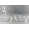 Service « Champigny » verre blanc de René LALIQUE – 37 pièces | Biron ||||||||||