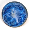 Broche « Serpent » verre blanc sur clinquant bleu électrique de René LALIQUE | Biron |||||