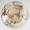 Vase « Libellule et Fleurs » verre fumé émaillé d’Emile Gallé | Biron Vase "Libellule et Fleurs" verre fumé émaillé d'Emile Gallé