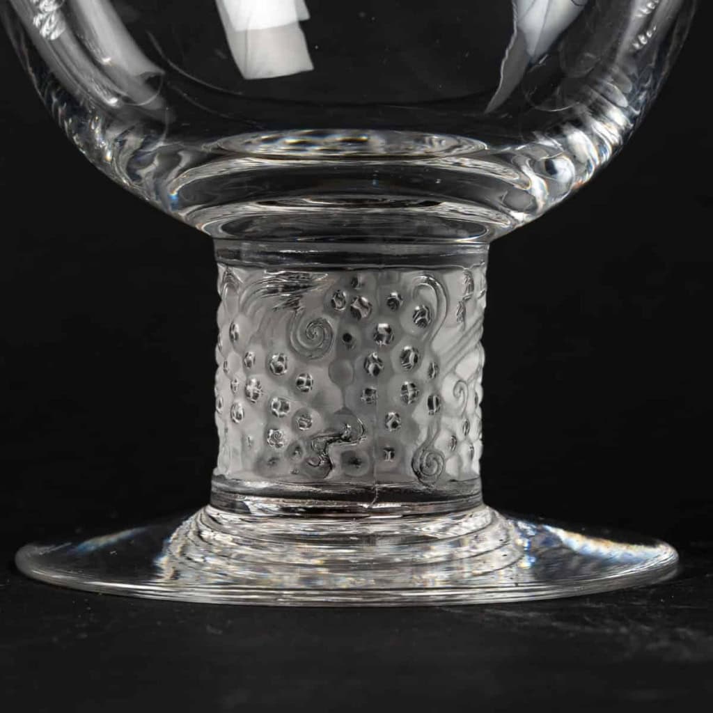 René Lalique, Service De Verres Modèle Riquewihr, Pour 10 Personnes | Biron René Lalique, Service De Verres Modèle Riquewihr, Pour 10 Personnes