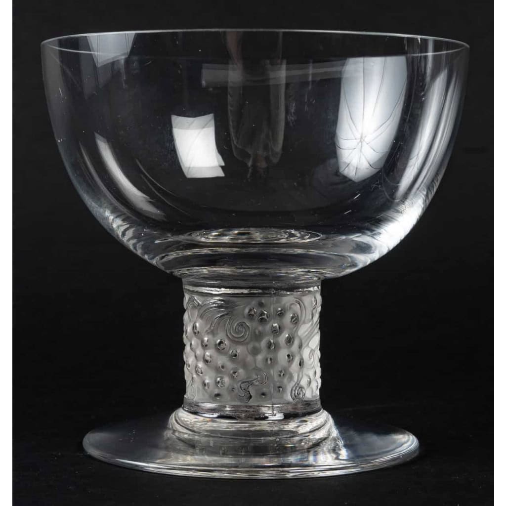 René Lalique, Service De Verres Modèle Riquewihr, Pour 10 Personnes | Biron René Lalique, Service De Verres Modèle Riquewihr, Pour 10 Personnes